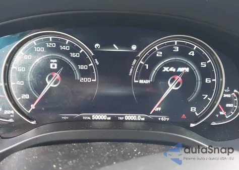 2020 BMW X4 M Competition z USA, uszkodzony, nr VIN 5YMUJ0C0XLLA99580